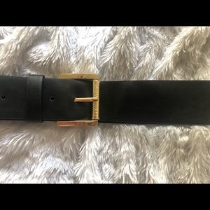 Michael Kors Black Leather Belt